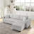 Comfortable 3-Person Modular Sofa with Stylish Storage Function
