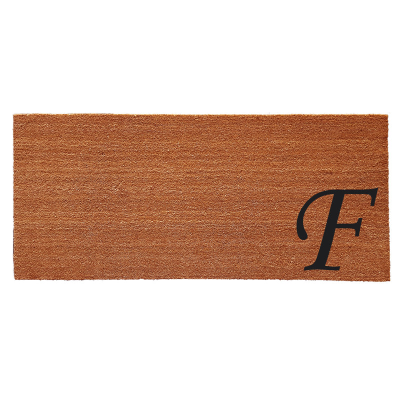 Tapis d'entrée antidérapant Zebrowski, Rectangle 3 pi x 6 pi, F