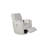 Frederik Upholstered Power Swivel Glider, Frost-1812233381