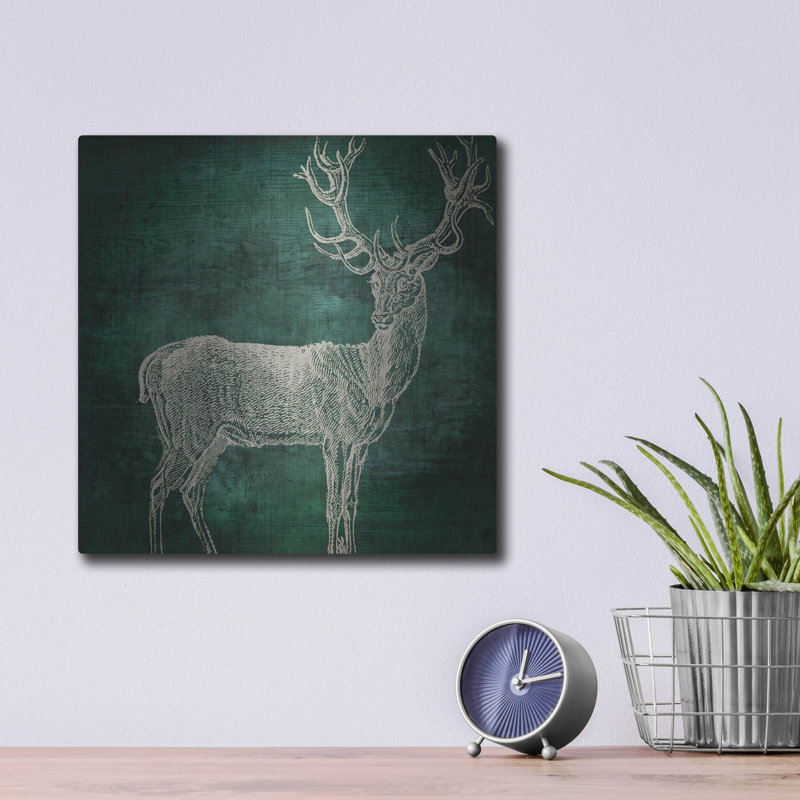 «Emerald Deer» par Sasha, H 12 po x l 12 po