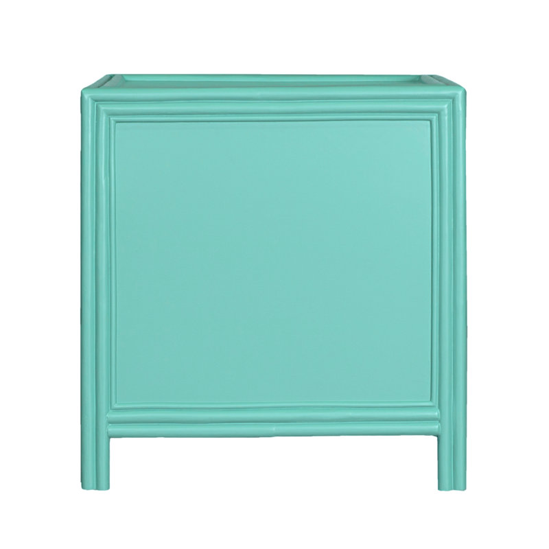 Clara Collection 1 - Drawer Nightstand, Turquoise