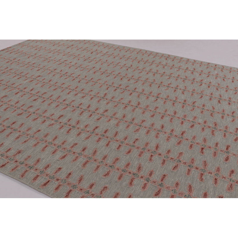 Scandinavian Wool Geometric Area Rug, Rectangle 12' x 15'