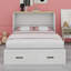 Lit escamotable avec rangement et station de charge, lit escamotable avec grand tiroir de rangement pour chambre d'amis, salon-726342185-609426968