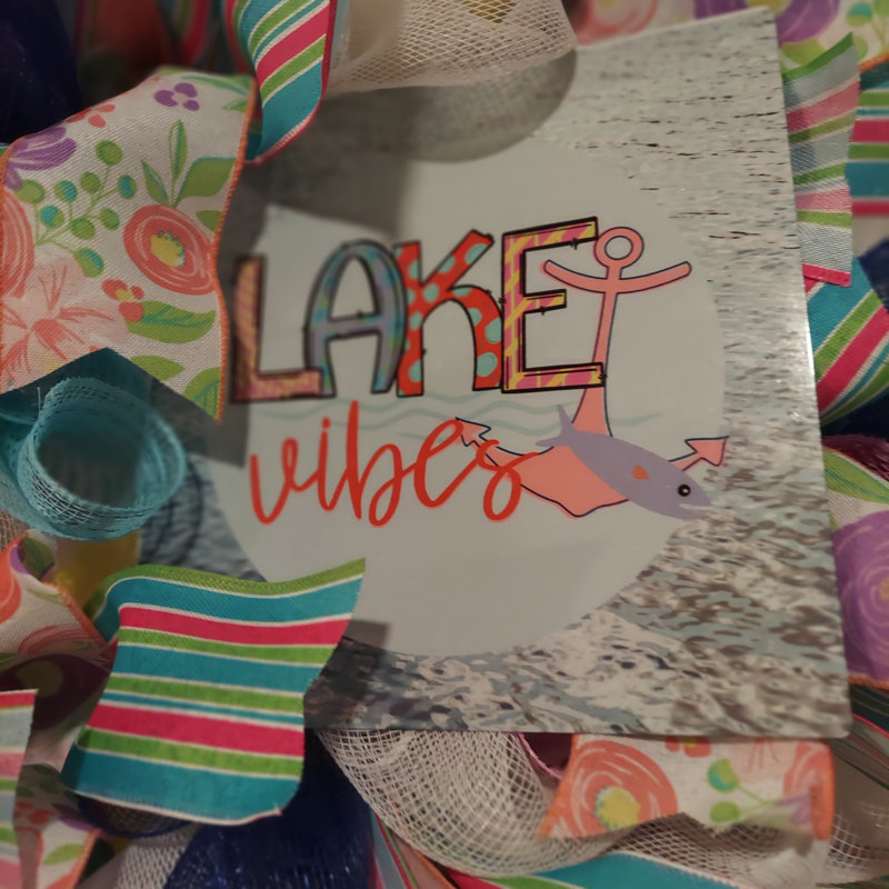 Couronne en maille 22 po Lake Vibes