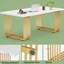 Bureau, bureau de direction élégant, bureau d'ordinateur fonctionnel