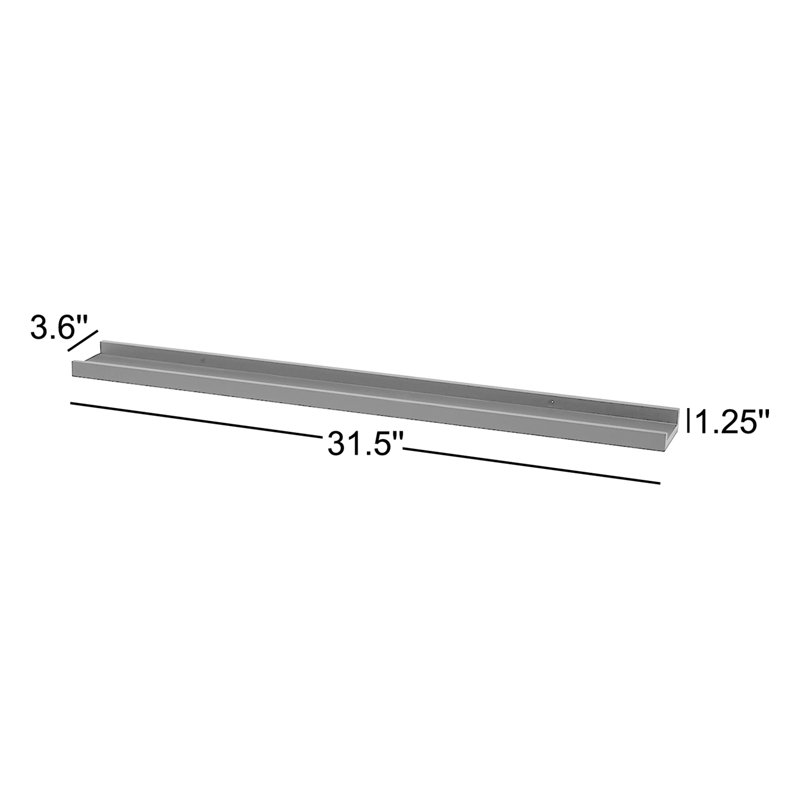 Tablette murale Lexiel, Blanc