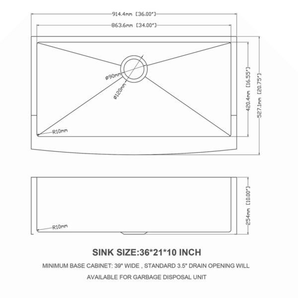 Dimensions du produit