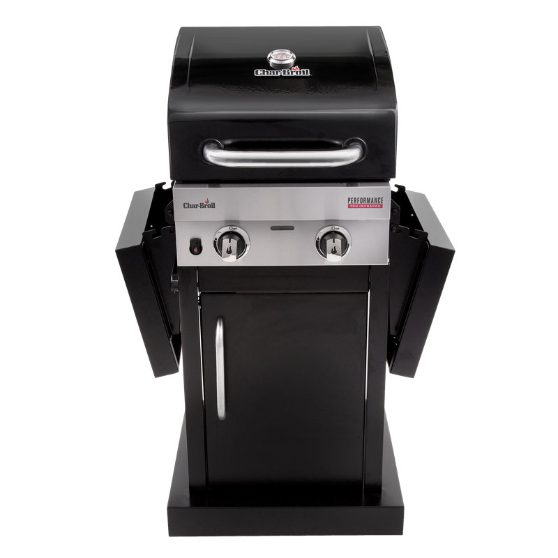 Char-Broil Performance Series  220B - 2 Burner Gas Barbecue Grill with TRU-Infrared  technology, Black Finish