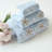 Souderton Home Decor Premium Luxury Ultra Soft 100% Cotton Embroidery Kitchen Bathroom Modern 3 Piece Embroidered Towel Set, Starfish with Blue Base Pattern