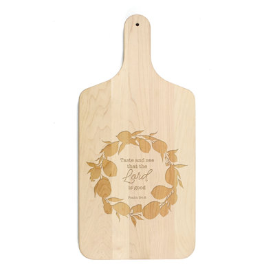 Lemon Wreath Cutting Board