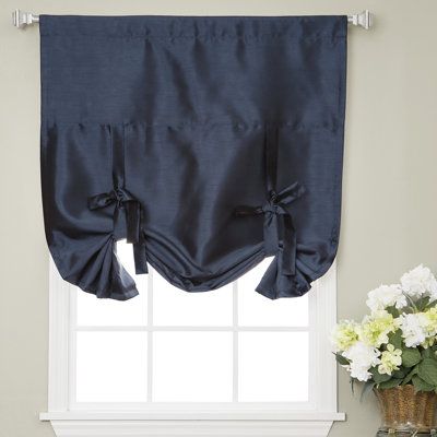 Room Darkening Tie-Up Window Shade