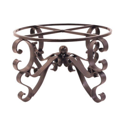 Chic Luxury Ranch Mesquite Wood Round Coffee Table Model 1237 Aaa