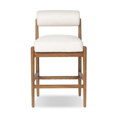 Abella Upholstered Stool with Solid Wood Frame by AllModern
