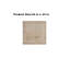Reproduction sur toile de formes abstraites de style Mid-Century brun à motif varié de formes variées 24 x 24 po