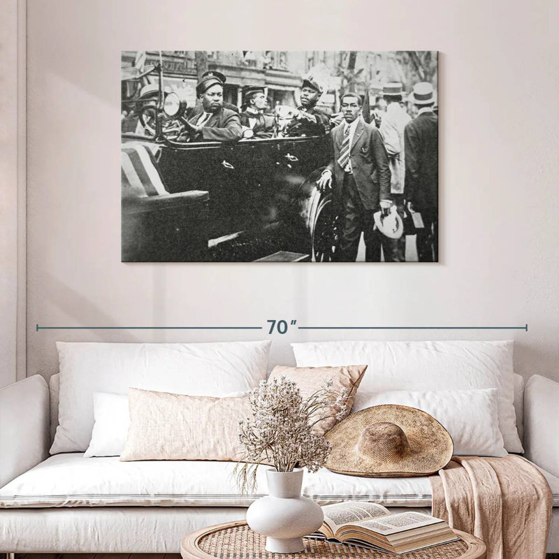Marcus Garvey, 30" H x 45" W