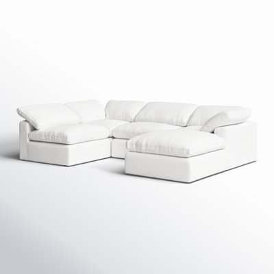 Wonardo Upholstered U-Shaped Sectional Reversible