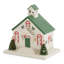 Spode Christmas Tree Led School House 5.5"