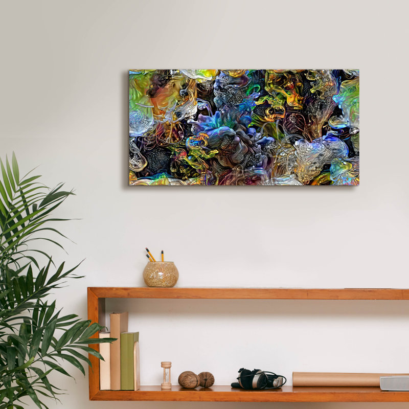  «Botticellis Delusions» par Pedro Gavidia, art mural sur toile, 24 po x 12 po