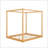 Canopy Platform Bed With Support Legs-825950179-811888655