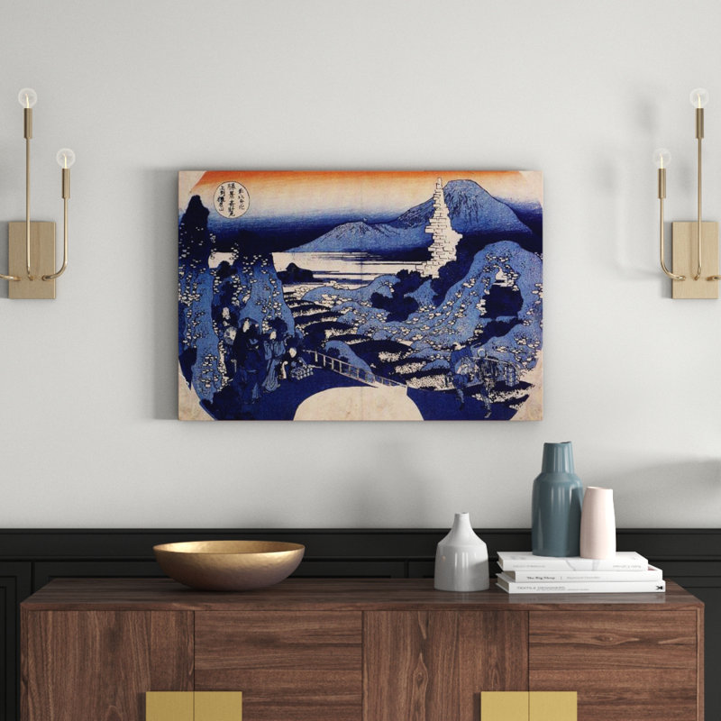 Hokusai - Wrapped Canvas Painting, 60cm H x 90cm W x 1.8cm D