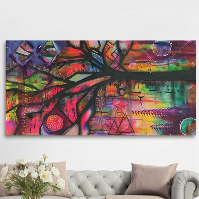 In the Trees' by Sloane Kady Painting Print on Wrapped Canvas -  Marmont Hill, MH-SLOKAD-06-C-24