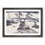 The Lake Suwa in Shinano Province by Katsushika Hokusai - Picture Frame Painting Print-55642373-55642372