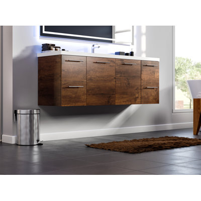 Meuble-lavabo simple avec plateau Jamarey 60