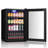 21.3" Beverage Refrigerator, 141Cans Beverage Cooler, 34–54°f Single-zone Drink Fridge With Glass Door & Led