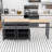 Versatile Kitchen Cart with Lockable Wheels, Extendable Table, and Spacious Cabinets-220628780