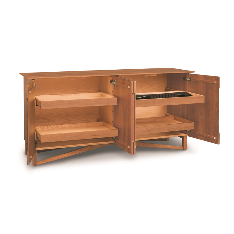 Exeter 70.5'' W Solid Wood Sideboard, Natural Cherry