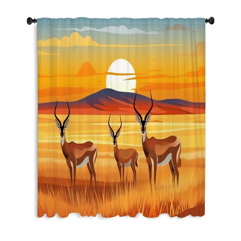 Rideaux Antilope, L 53 po x L 99 po