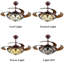 Brais 42'' Ceiling Fan with LED Lights