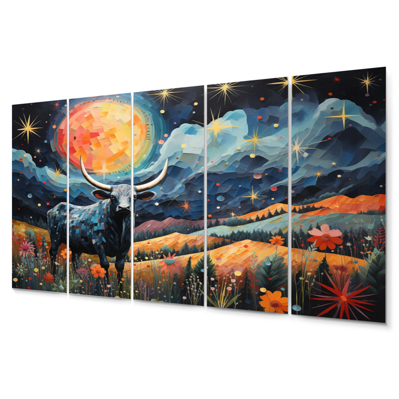 Rustic Animals Wall Decor on Metal