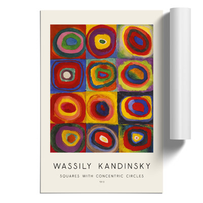Farbstudie by Wassily Kandinsky - No Frame Painting