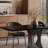 Solid Smoked Wood Dining Table-106007811