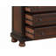Commode à tiroirs, commode de chambre à coucher transitionnelle 1pc
