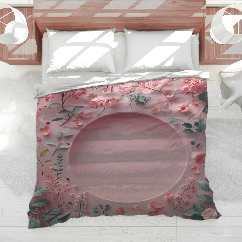 Édredon à motif floral Boho Boho, Simple extra long