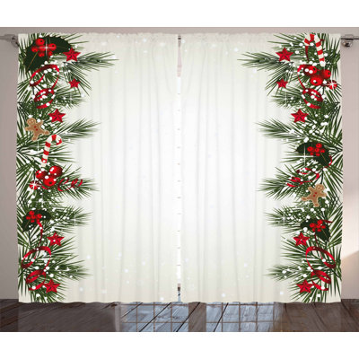 Semi-Sheer Rod Pocket Curtain Panels