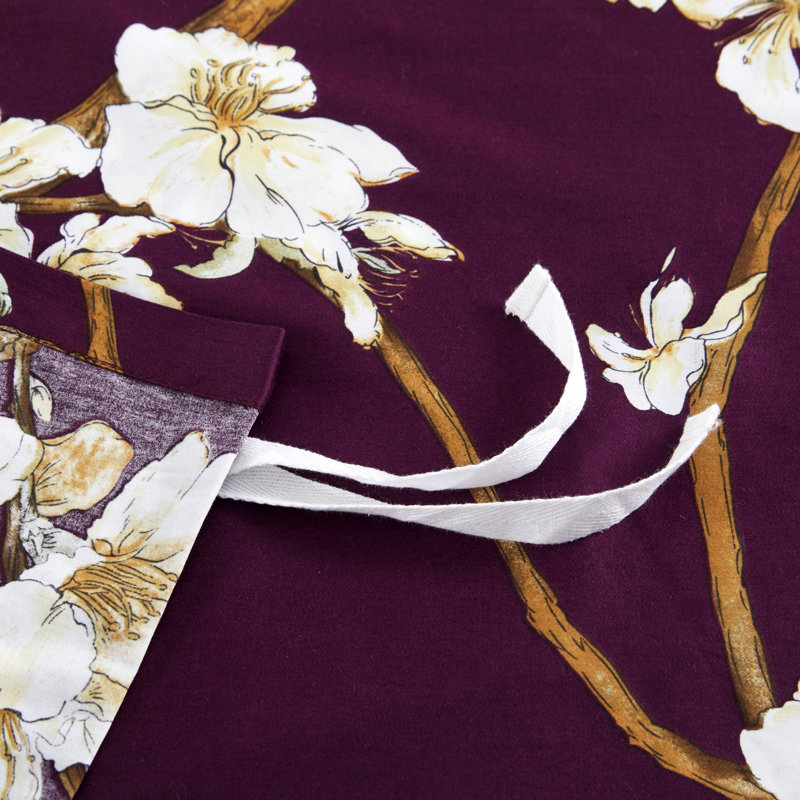 Cotton Sateen Duvet Cover, Queen Duvet Cover + 2 Queen Shams