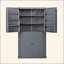 Grande armoire de rangement autoportante haute avec 2 tiroirs, 2 tablettes réglables, 8 tablettes de porte pour la cuisine, la salle à manger-2024371639