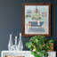 «Blue Bath I», peinture sur toile encadrée-61336668-61336674