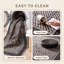 Tapis Sycamore2 moderne à motif mosaïque mouchetée abstraite grise et noire, lavable à la machine, antidérapant, à poils courts, pour l'intérieur et l'extérieur, adapté aux animaux domestiques, idéal pour le salon, la chambre, la salle à manger, l'entrée, le couloir ou le bureau.-744546592