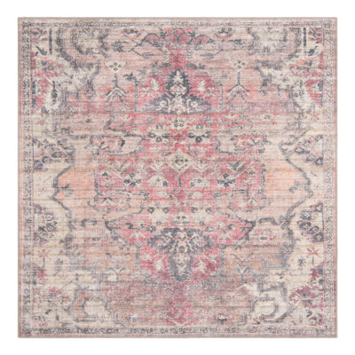 Engelman Oriental Beige/Pink Area Rug