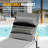 Outdoor Patio Chaise Lounge Set Of 3, Aluminum Pool Lounge Chairs With Side Table And Wheels, PVC-coated polyester Padded Adjustable Recliner All Weather For Poolside, Beach, Yard, Balcony-1755745410