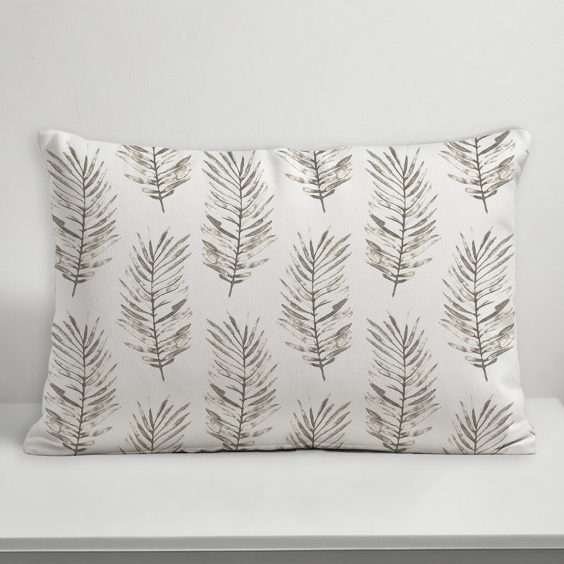 Outdoor Rectangular Pillow Cover & Insert, Beige