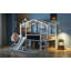 Lit mezzanine simple avec échelle