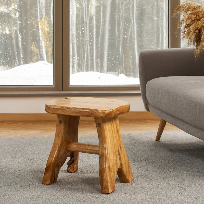 Solid Wood Accent Stool