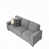 Tissu gris