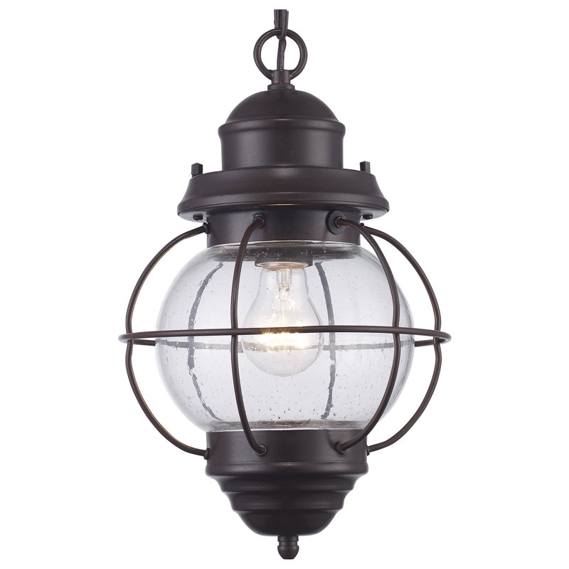 Basham Outdoor Pendant, Rustic Bronze