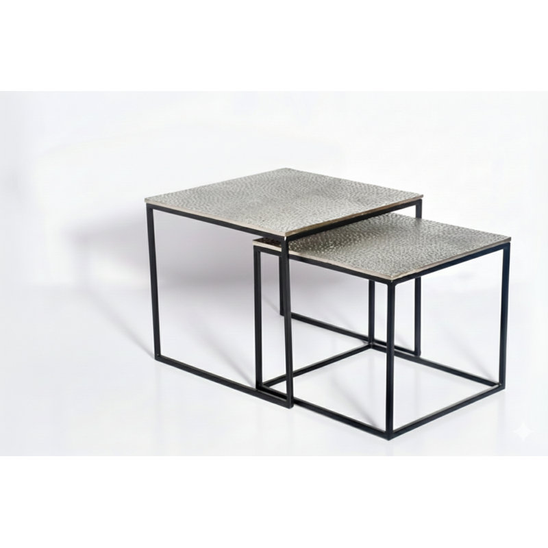 Saffra Hammered Nesting Tables Set Of 2
